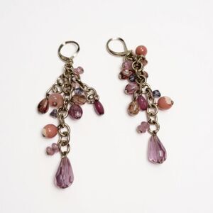 Vintage Colorful Earrings  see measurements